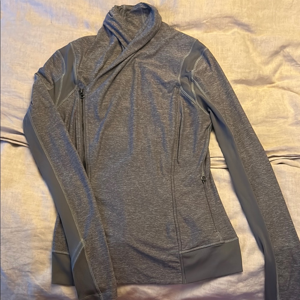 Lululemon Gray Zip-Up Jacket